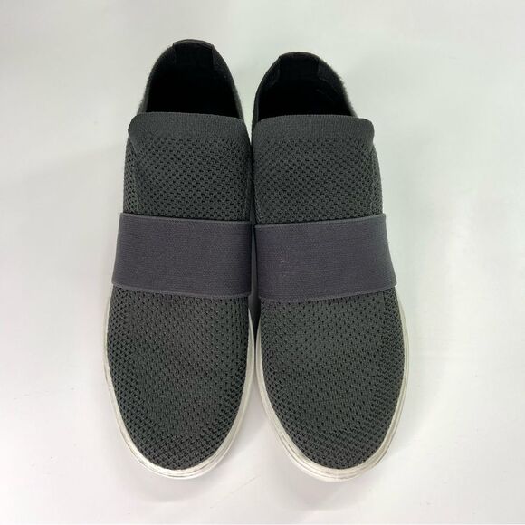 Eileen Fisher Pari Platform Knit Sneakers Graphite Grey 7.5 - Picture 5 of 12